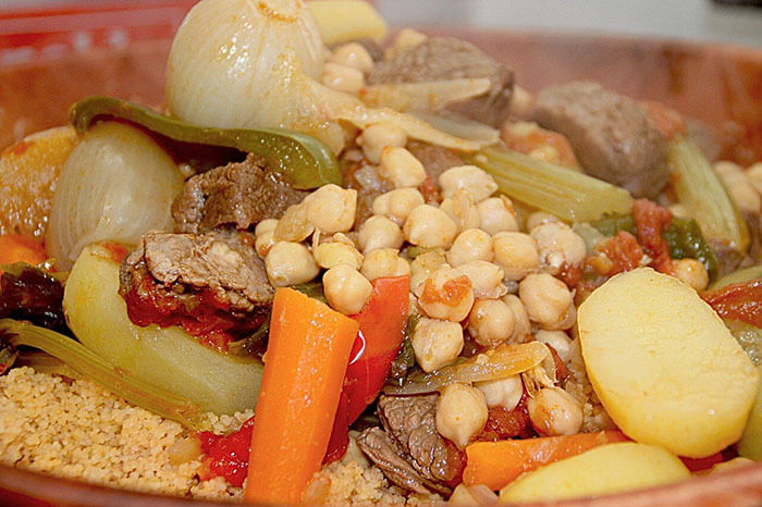 COUSCOUS, TRADITIONAL MOROCCAN FOODS