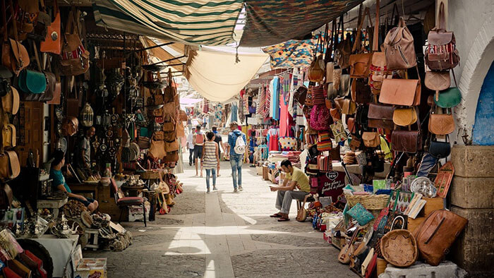 Market (Souk) in Marrakech Morocco 