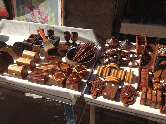 Woodworking Essaouira souk