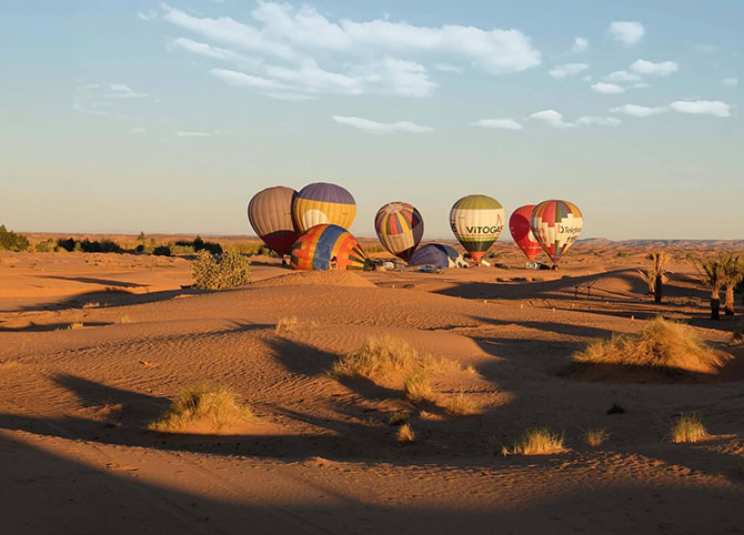 best adventure in Morocco, hot air ballon