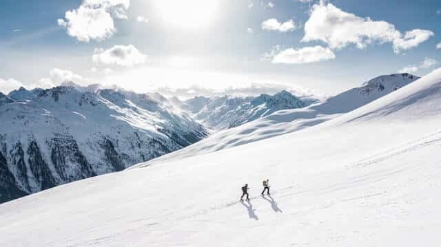 Skiing in High Atlas Mountain