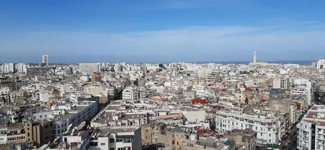 Panoramic view of Casablanca