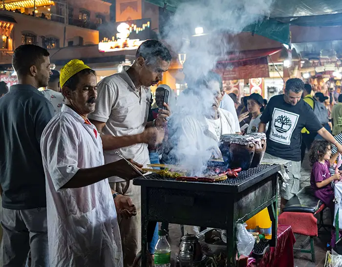 Jamaa el Fnaa Marrakech, Street Food Tour by Night